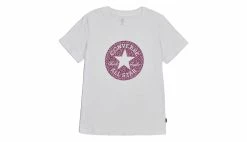 Converse Script Logo Leopard Infill Classic Tee White