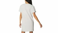 Converse Heathered Short Sleeve T-Shirt Dress Grey 5 Converse Heathered Short Sleeve T-Shirt Dress Grey -shooos shop 10023907 a011