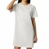 Converse Heathered Short Sleeve T-Shirt Dress Grey