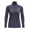 Under Armour W Tech Twist ½ Zip Purple -shooos shop 1320128 5581