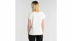 Dedicated T-shirt Visby Happiness Off-White White -shooos shop 17659 2