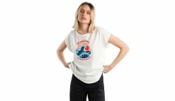 Dedicated T-shirt Visby Happiness Off-White White