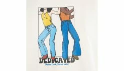 Dedicated T-shirt Visby Dance First Oat White White -shooos shop 20466 0 2