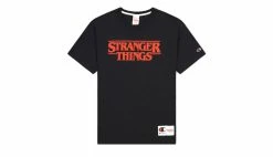 Champion X Stranger Things Men´s T-Shirt Black