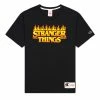 Champion X Stranger Things Men´s T-Shirt Black -shooos shop 217791 kk007