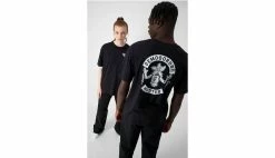 Champion X Stranger Things Men´s T-Shirt Black -shooos shop 217791 kk008 1