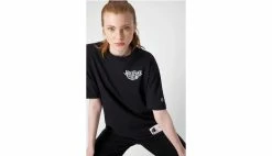 Champion X Stranger Things Men´s T-Shirt Black -shooos shop 217791 kk008 2
