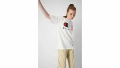 Champion X Stranger Things Men´s T-Shirt White -shooos shop 217791 ww001 1