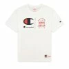 Champion X Stranger Things Men´s T-Shirt White -shooos shop 217791 ww001
