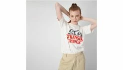 Champion X Stranger Things Men´s T-Shirt White -shooos shop 217791 ww006 0