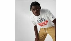 Champion X Stranger Things Men´s T-Shirt White -shooos shop 217791 ww006 1