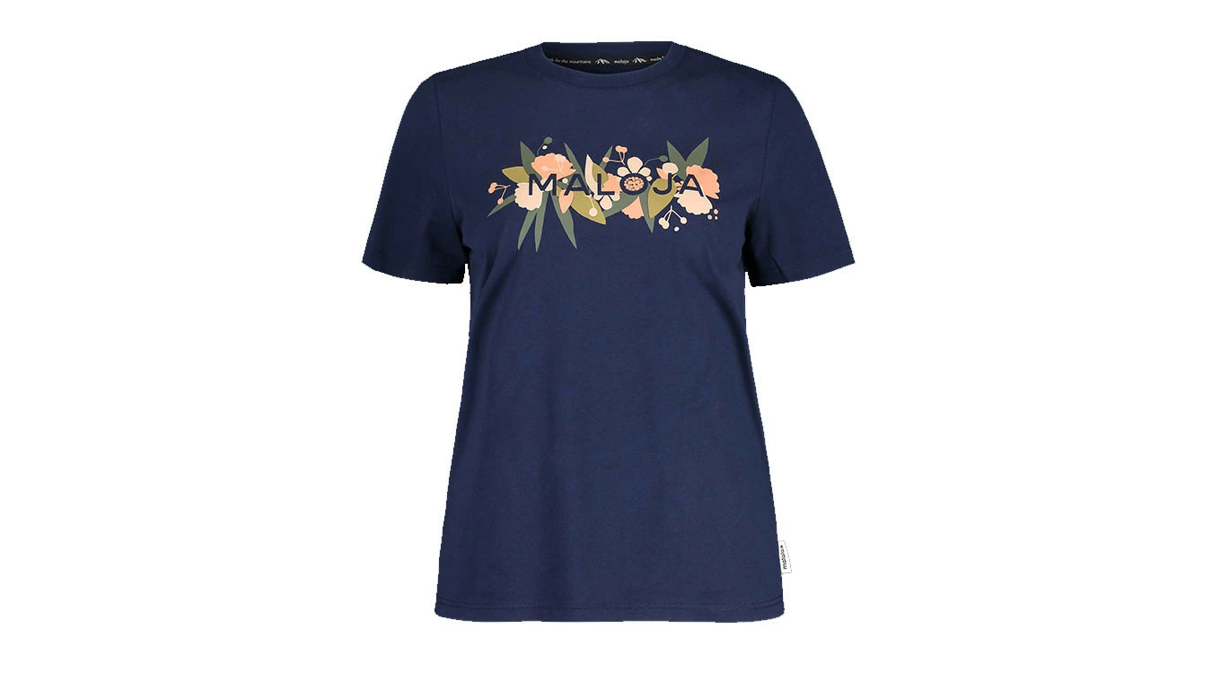 Maloja Grasnelke Night Sky T-shirt W Blue 3 Maloja Grasnelke Night Sky T-shirt W Blue