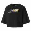 Puma X Peanuts Womens Tee Black -shooos shop 53115801