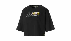 Puma X Peanuts Womens Tee Black
