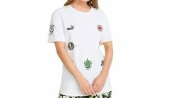 Puma X LIBERTY Badge Women's Tee White -shooos shop 534049 021