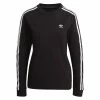 Adidas 3 Stripes Longsleeve W Black 1 Adidas 3 Stripes Longsleeve W Black -shooos shop adidas 3 stripes longsleeve gn2911