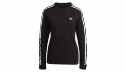 Adidas 3 Stripes Longsleeve W Black