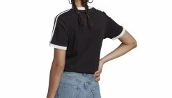 Adidas 3 Stripes Tee W Black 10 Adidas 3 Stripes Tee W Black -shooos shop adidas 3 stripes tee gn2900 4