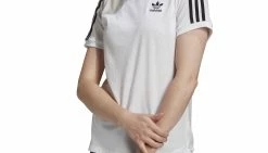 Adidas 3 Stripes Tee W White -shooos shop adidas 3 stripes tee gn2913