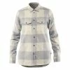 Fjällräven Canada Shirt LS W Fog-Chalk White Grey -shooos shop canadashirt