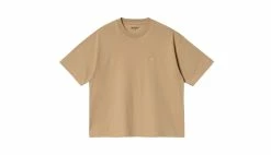 Carhartt WIP W S/S Chester T-Shirt Dusty H Brown Brown