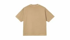 Carhartt WIP W S/S Nelson T-Shirt Dusty H Brown Garment Dyed Light Brown -shooos shop carhartt wip w s s nelson t shirt dusty h brown i029647 07e gd1