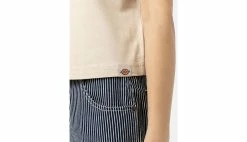 Dickies S/S Loretto W Tee Cement Light Brown -shooos shop dk0a4xbac39 1