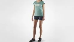 Fjällräven Logo Stamp T-shirt W Orange -shooos shop f89982 3332