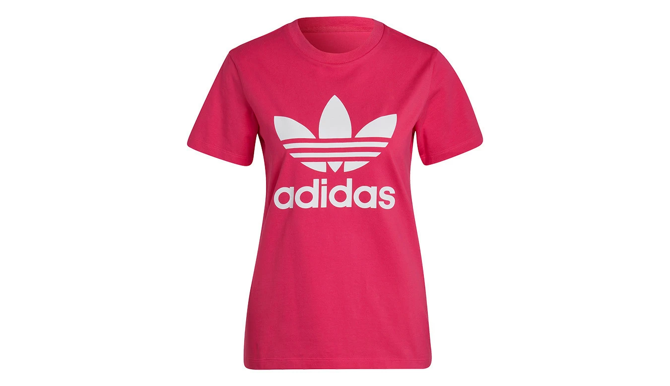 Adidas Adicolor Classics Trefoil T-Shirt Pink 3 Adidas Adicolor Classics Trefoil T-Shirt Pink