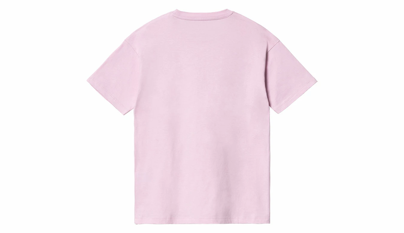 Carhartt WIP W Script T-Shirt Pale Quartz Pink 4 Carhartt WIP W Script T-Shirt Pale Quartz Pink - Image 2