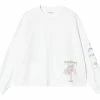 Carhartt WIP W Long Sleeve Verdant Fantasy T-shirt White -shooos shop i030157 02 xx2