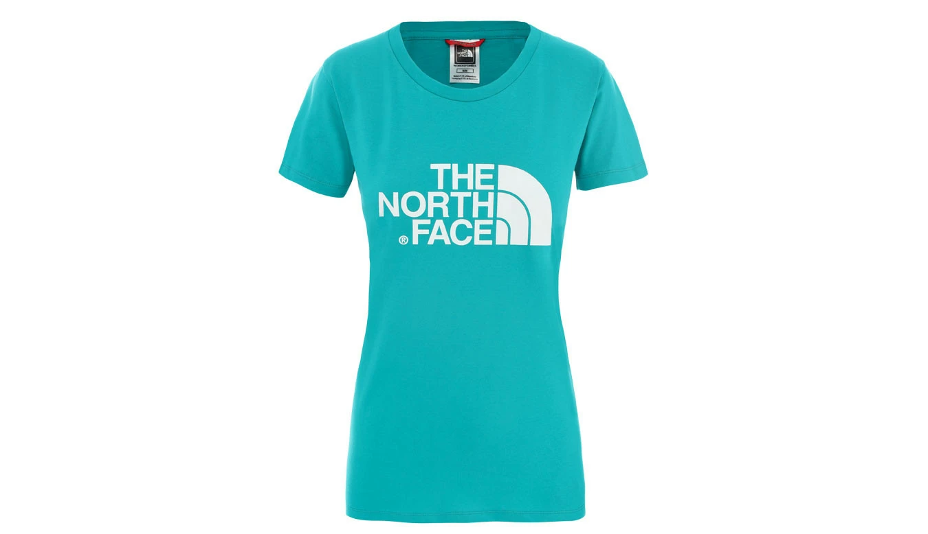 The North Face W S/S Easy Tee - Eu Jaiden Green Turquoise 3 The North Face W S/S Easy Tee - Eu Jaiden Green Turquoise