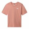 The North Face W Relaxed Simple Dome T-shirt Pink -shooos shop nf0a4ceshcz1