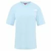 The North Face W Boyfriend Fine T-shirt Blue -shooos shop nf0a4m5pla911