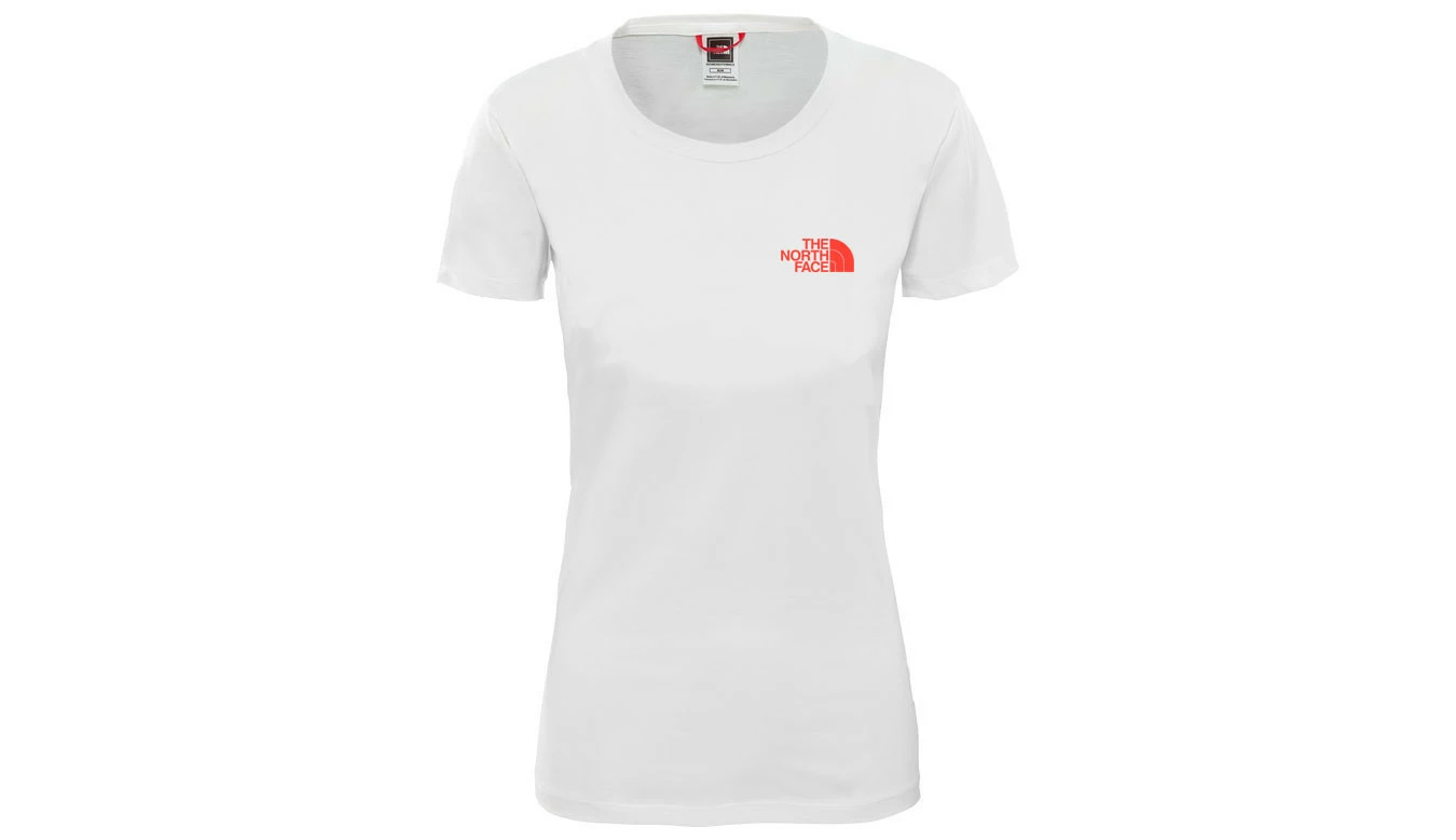 The North Face W Bf Red Box Tee White 3 The North Face W Bf Red Box Tee White