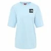 The North Face W Boyfriend Fine T-shirt Blue 1 The North Face W Boyfriend Fine T-shirt Blue -shooos shop nf0a4syajh511