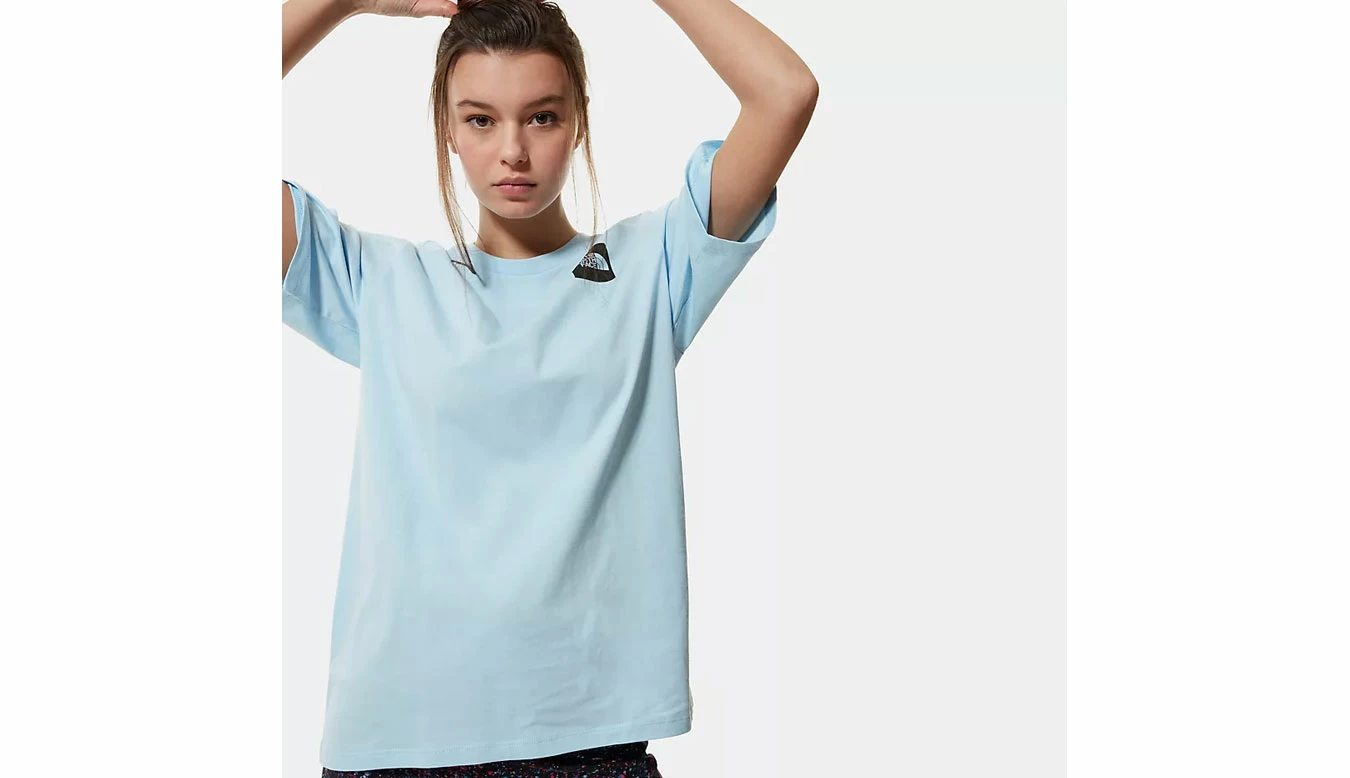 The North Face W Boyfriend Fine T-shirt Blue 7 The North Face W Boyfriend Fine T-shirt Blue - Image 5