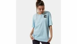 The North Face W Boyfriend Fine T-shirt Blue 9 The North Face W Boyfriend Fine T-shirt Blue -shooos shop nf0a4syajh515