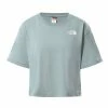 The North Face W Cropped Sd Tee Grey -shooos shop the north face w cropped sd tee nf0a4syc0lk