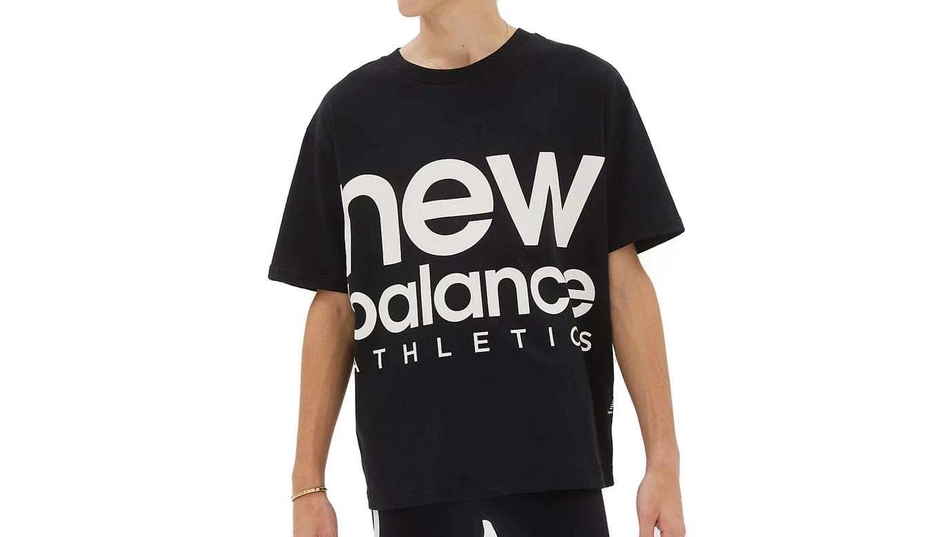 New Balance Athletics Unisex Out Of Bounds Tee Black 3 New Balance Athletics Unisex Out Of Bounds Tee Black