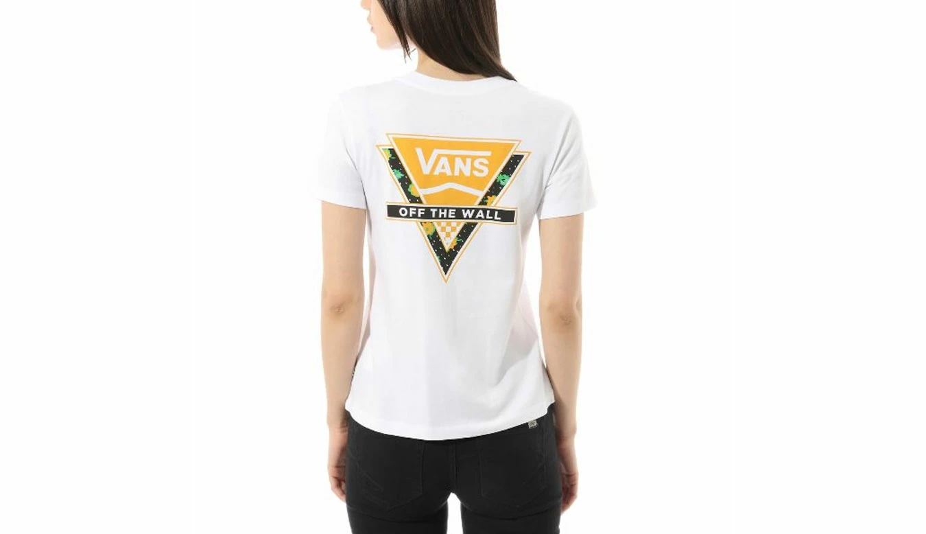 Vans Wm Polka Ditsy Triangle White White 4 Vans Wm Polka Ditsy Triangle White White - Image 2