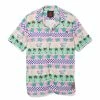 Vans X Stranger Things California Stripe Buttondown Shirt Multicolor -shooos shop vn0007rtpnk