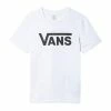 Vans Wm Flying V Crew Tee White White -shooos shop vn0a3up4wht 2