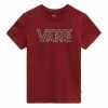 Vans Wm Animal Vans T-shirt Burgundy -shooos shop vn0a5i9bzbs 2