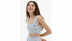 Vans Flying Print Top Blue -shooos shop vn0a7pndbd2