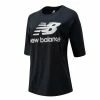 New Balance Essentials Stacked Logo Tee Black 1 New Balance Essentials Stacked Logo Tee Black -shooos shop wt03519bk1